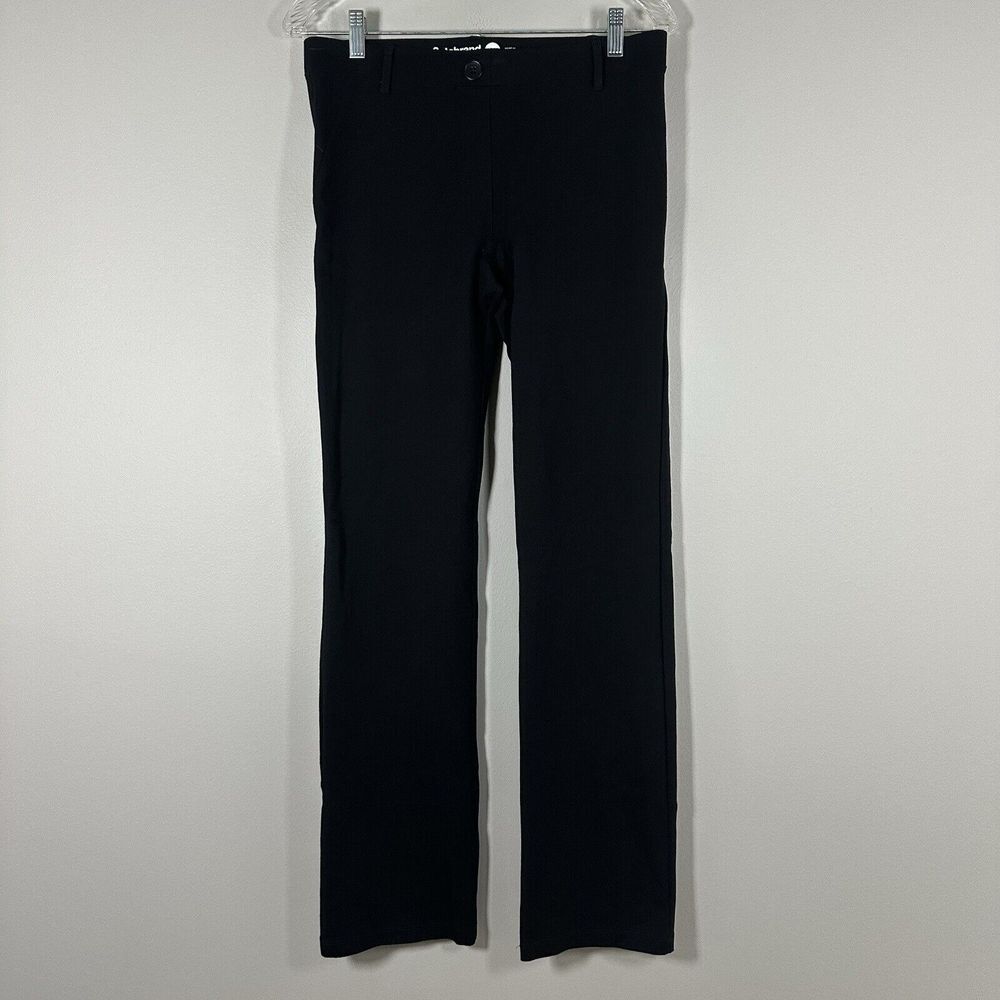 Betabrand Medium Black Classic Dress Yoga Straight Leg Pull On Stretch Pant 32in